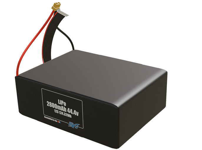 LiPo 2800mAh 12S 44.4v Battery Pack