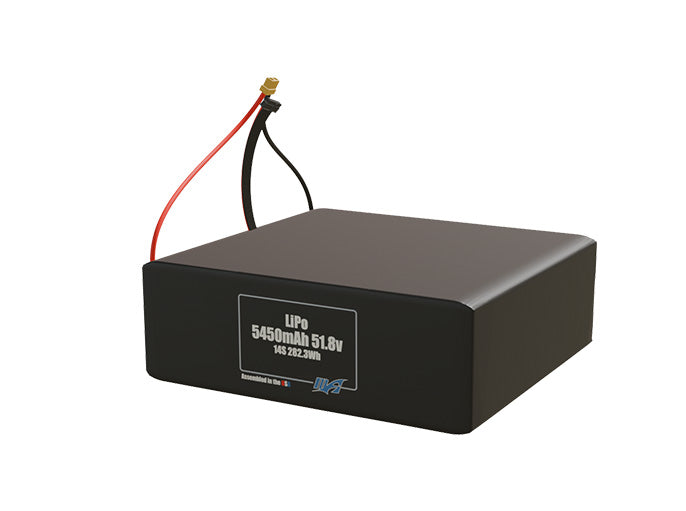 LiPo 5450mAh 14S 51.8v Battery Pack