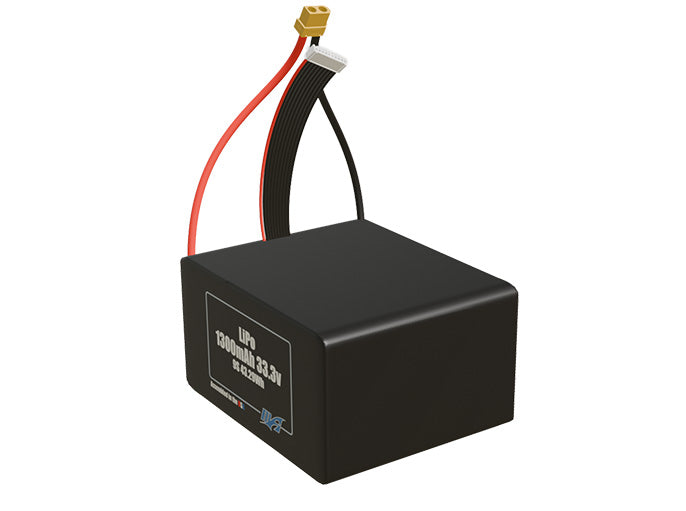 LiPo 1300mAh 9S 33.3v Battery Pack