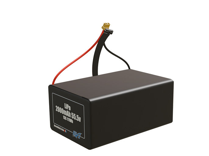 LiPo 2000mAh 15S 55.5v Battery Pack