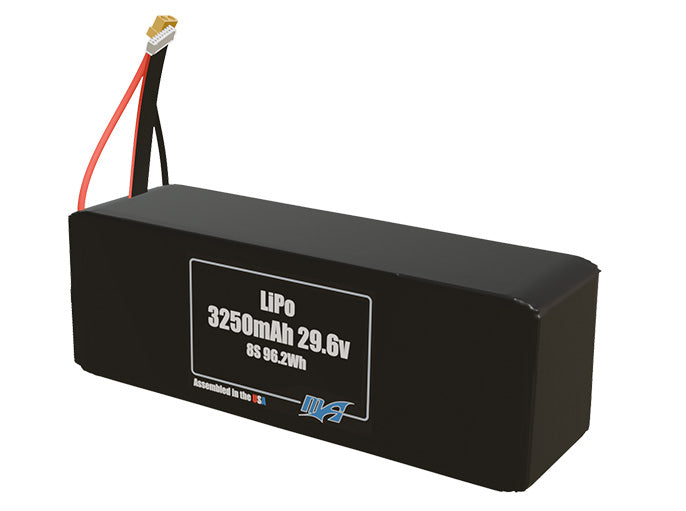 LiPo 3250mAh 8S 29.6v Battery Pack