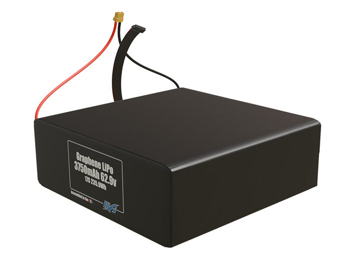 Graphene LiPo 3750mAh 17S 62.9v Battery Pack