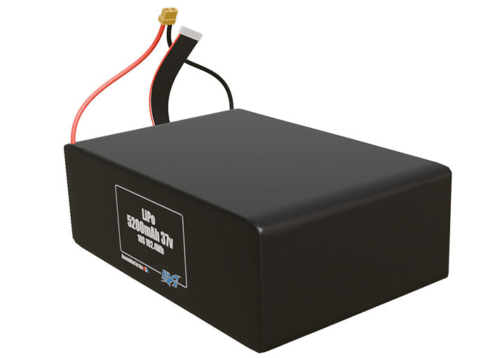 Graphene LiPo 5200mAh 10S 37v Battery Pack