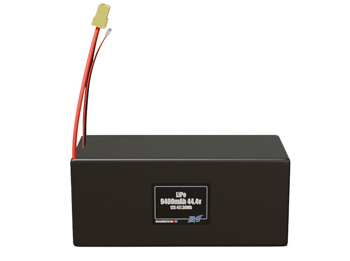 LiPo 9400mAh 12S 44.4v Battery Pack