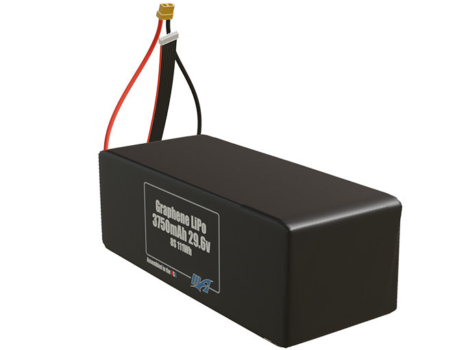 Graphene LiPo 3750mAh 8S 29.6v Battery Pack