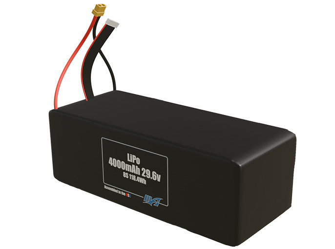 LiPo 4000mAh 8S 29.6v Battery Pack