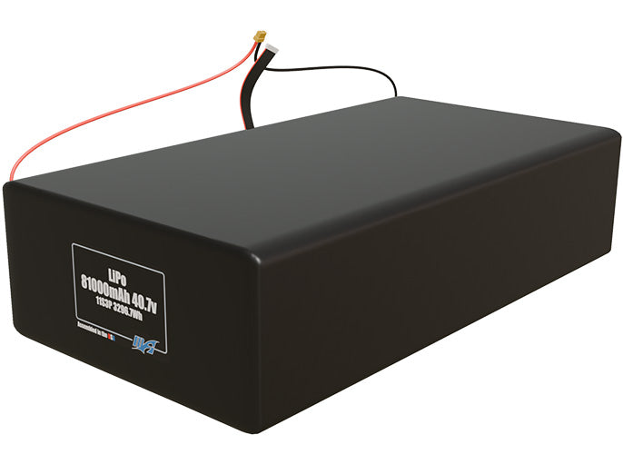 LiPo 81000mAh 11S3P 40.7v Battery Pack