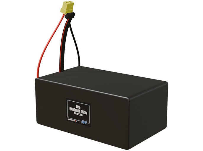 LiPo 9400mAh 15S 55.5v Battery Pack