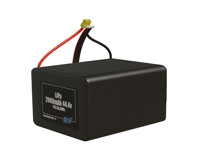 LiPo 2000mAh 12S 44.4v Battery Pack