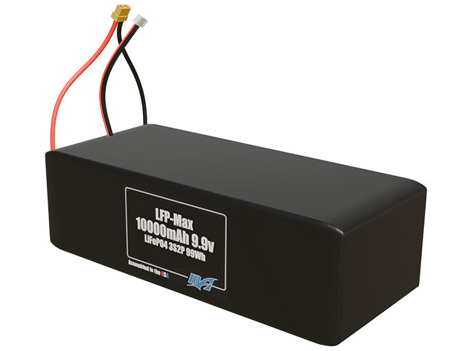 LFP-Max LiFePO4 10000 3S2P 9.9v Battery Pack