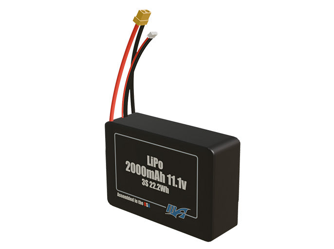 LiPo 2000mAh 3S 11.1v Battery Pack