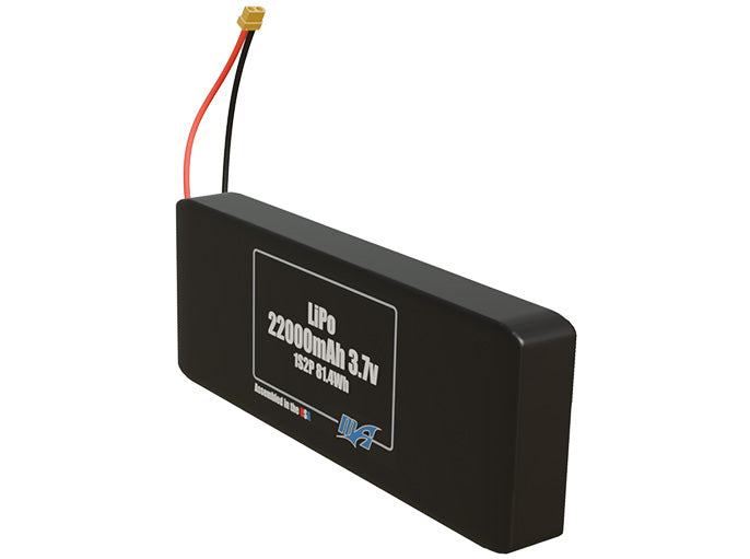 LiPo 22000mAh 1S2P 3.7v Battery Pack
