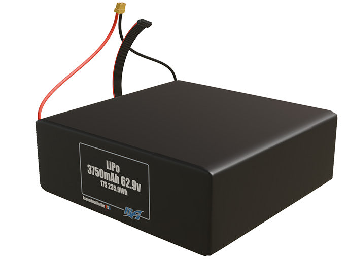 Graphene LiPo 3750mAh 17S 62.9v Battery Pack