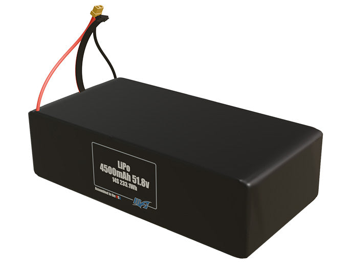 LiPo 4500mAh 14S 51.8v Battery Pack