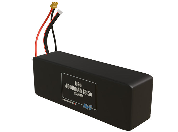 LiPo 4000mAh 5S 18.5v Battery Pack