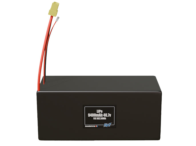 LiPo 9400mAh 11S 40.7v Battery Pack