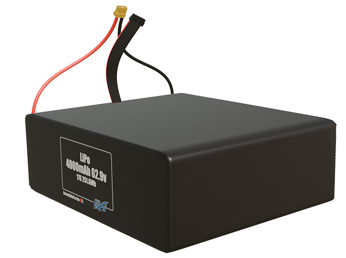 LiPo 4000mAh 17S 62.9v Battery Pack