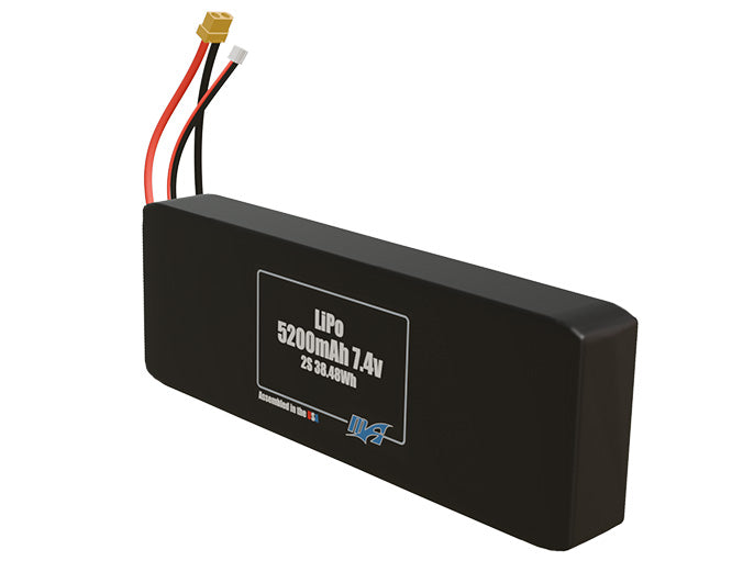 Graphene LiPo 5200mAh 2S 7.4v Battery Pack