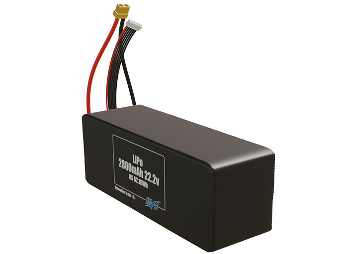 LiPo 2800mAh 6S 22.2v Battery Pack