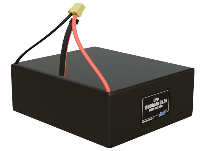 LiPo 18800mAh 15S2P 55.5v Battery Pack