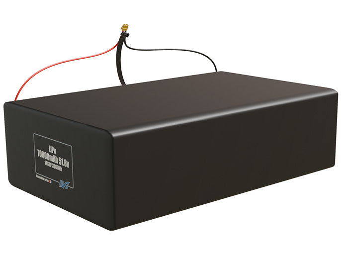 LiPo 70000mAh 14S2P 51.8v Battery Pack