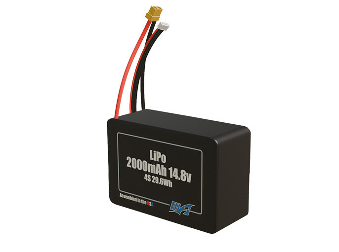 LiPo 2000mAh 4S 14.8v Battery Pack