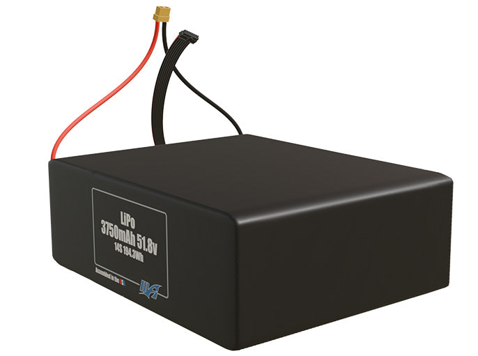 Graphene LiPo 3750mAh 14S 51.8v Battery Pack