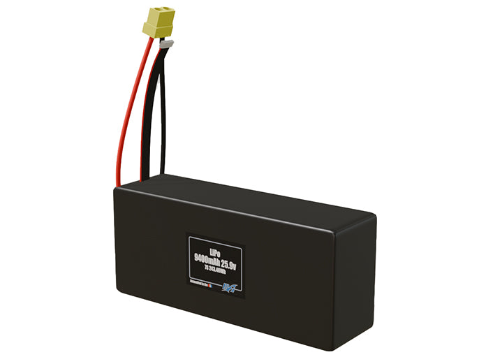LiPo 9400mAh 7S 25.9v Battery Pack