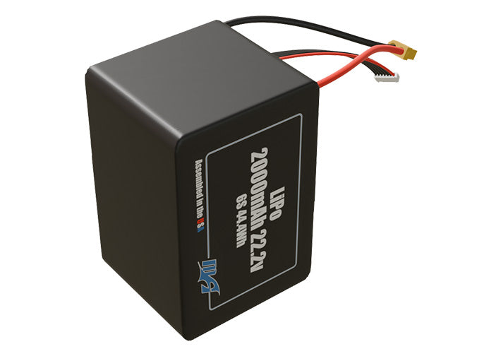 LiPo 2000mAh 6S 22.2v Battery Pack