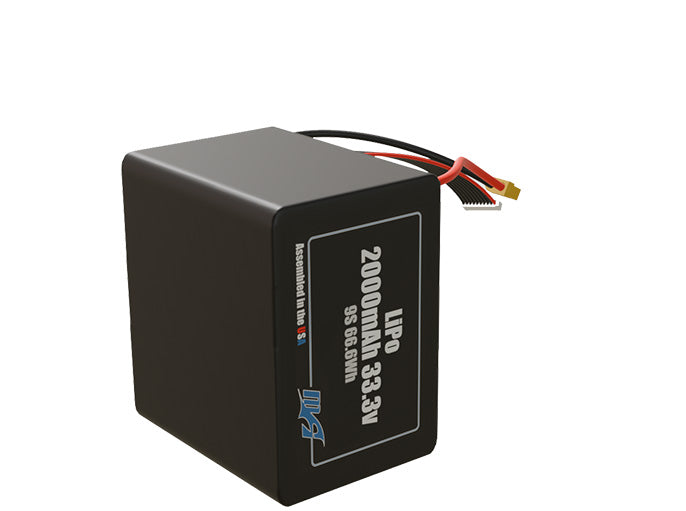 LiPo 2000mAh 9S 33.3v Battery Pack