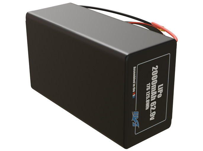 LiPo 2000mAh 17S 62.9v Battery Pack