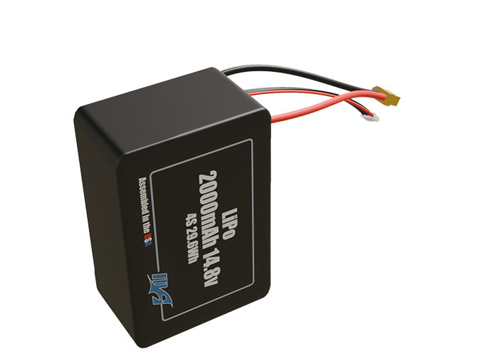 LiPo 2000mAh 4S 14.8v Battery Pack