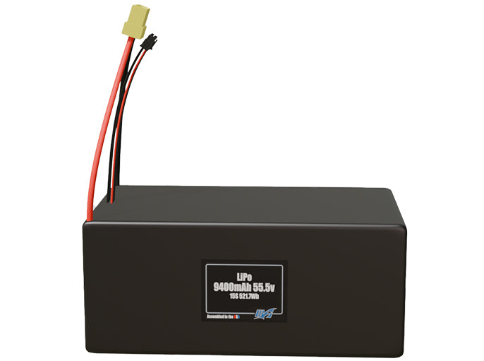 LiPo 9400mAh 15S 55.5v Battery Pack