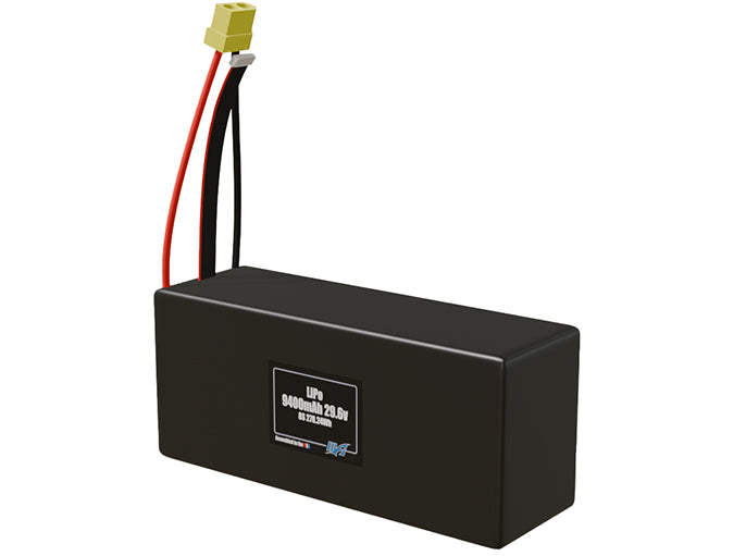 LiPo 9400mAh 8S 29.6v Battery Pack