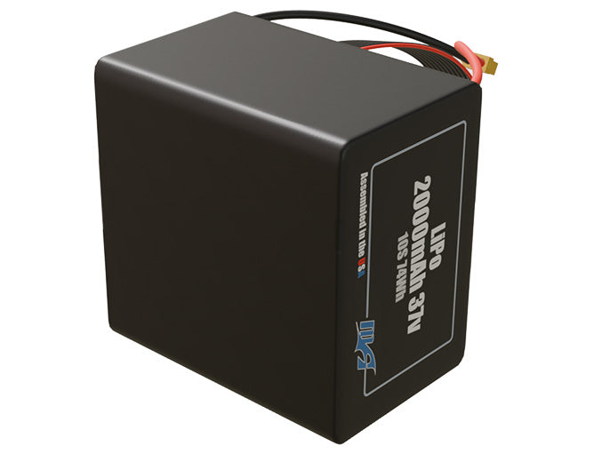 LiPo 2000mAh 10S 37v Battery Pack