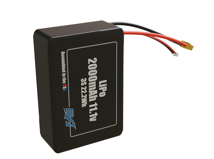 LiPo 2000mAh 3S 11.1v Battery Pack