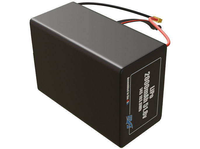 LiPo 2000mAh 14S 51.8v Battery Pack