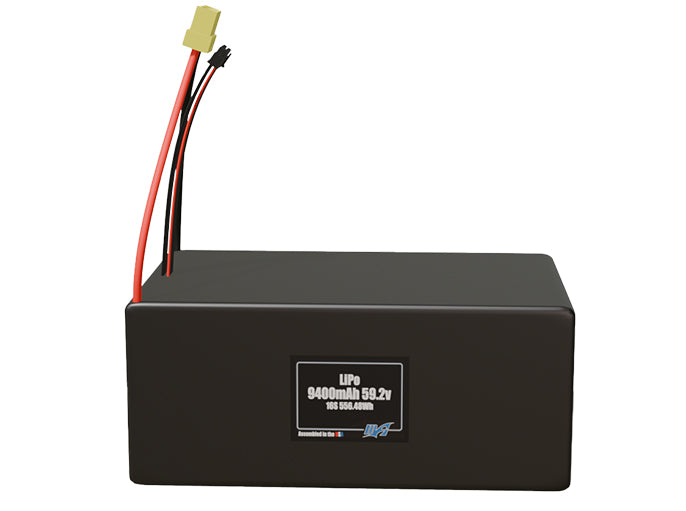 LiPo 9400mAh 16S 59.2v Battery Pack