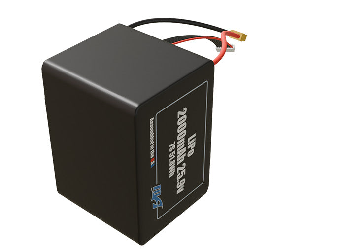 LiPo 2000mAh 7S 25.9v Battery Pack