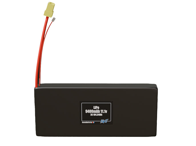 LiPo 9400mAh 3S 11.1v Battery Pack