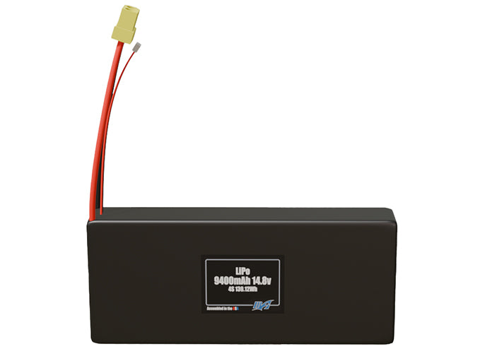 LiPo 9400mAh 4S 14.8v Battery Pack