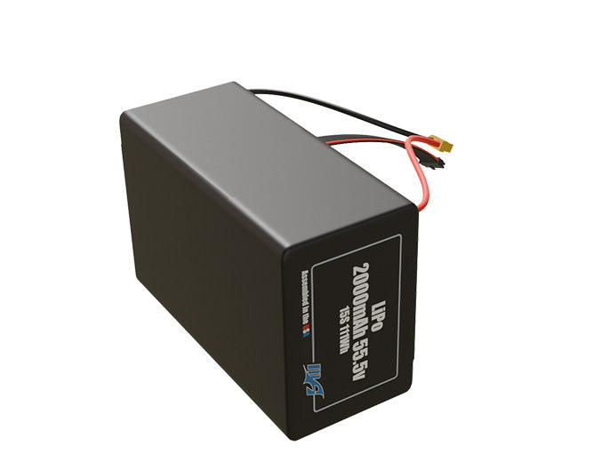 LiPo 2000mAh 15S 55.5v Battery Pack