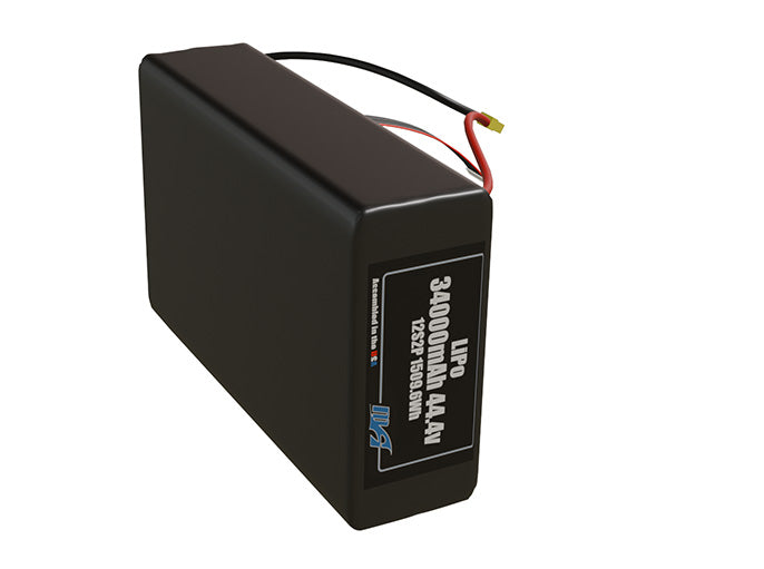 LiPo 34000mAh 12S2P 44.4v Battery Pack