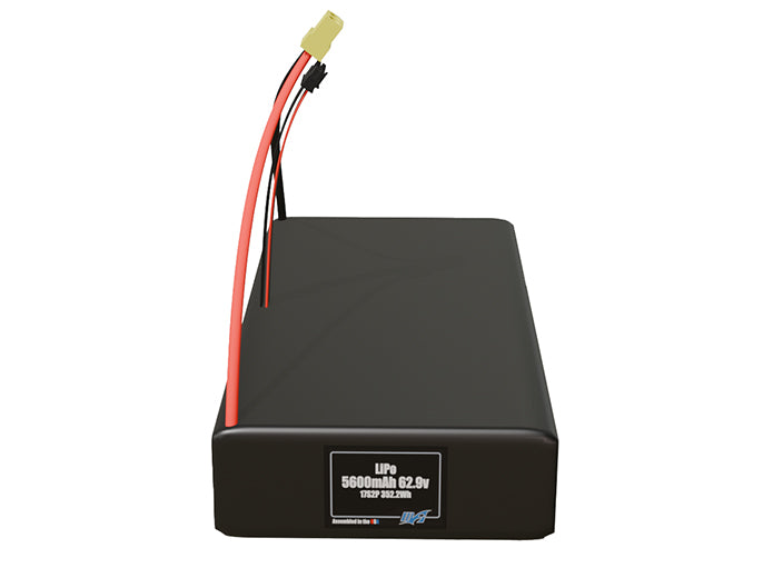 LiPo 5600mAh 17S2P 62.9v Battery Pack