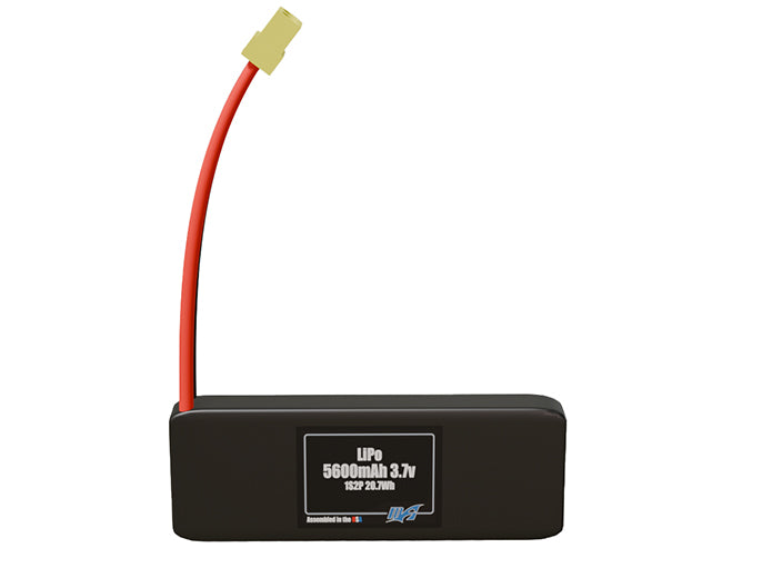 LiPo 5600mAh 1S2P 3.7v Battery Pack