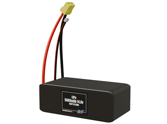 LiPo 5600mAh 4S2P 14.8v Battery Pack