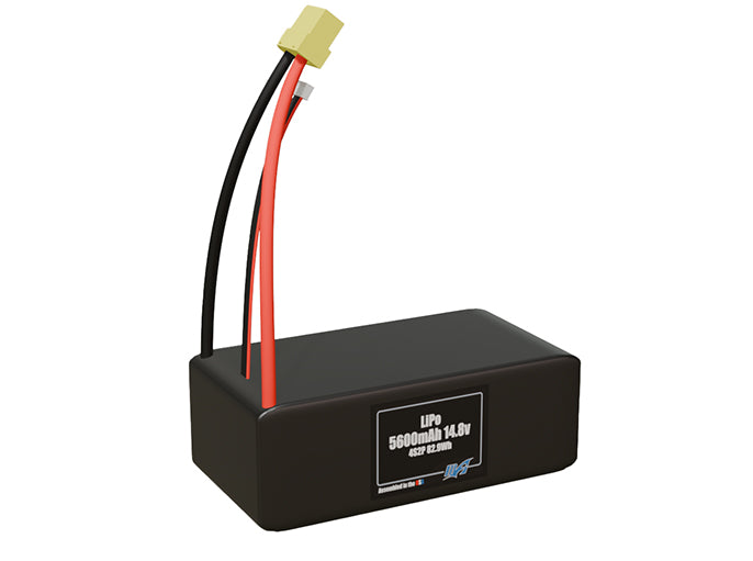 LiPo 5600mAh 4S2P 14.8v Battery Pack