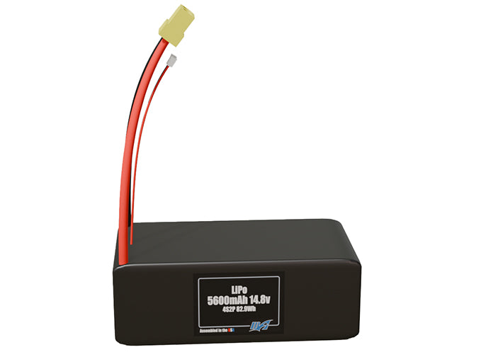 LiPo 5600mAh 4S2P 14.8v Battery Pack