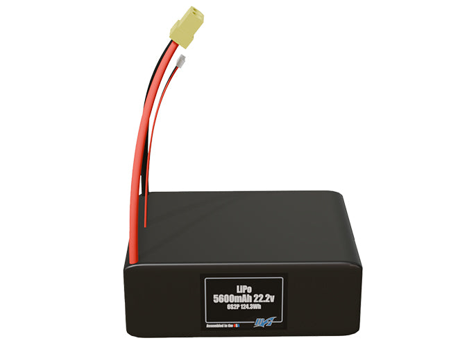 LiPo 5600mAh 6S2P 22.2v Battery Pack