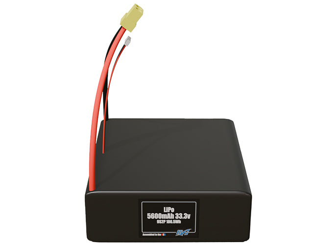 LiPo 5600mAh 9S2P 33.3v Battery Pack